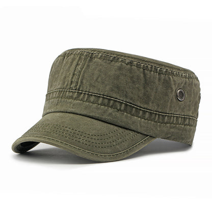 All-match Flat Top Military Cap Men And Women