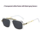 Men's Metal Mirror Leg Paint Fashion All-match Sun-resistant Sunglasses