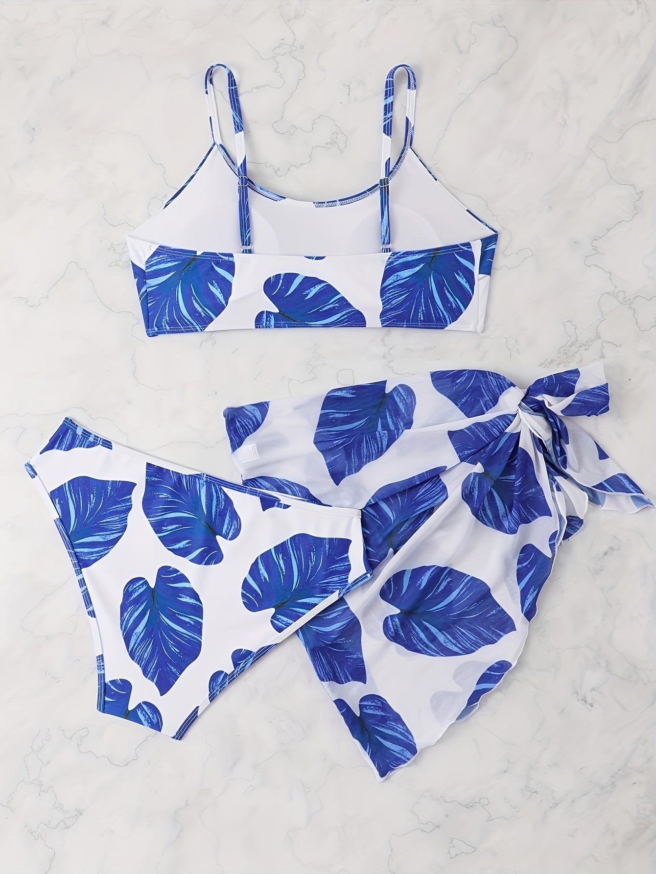 Oversized Three-piece Swimsuit Shaving Bikini Set Bikini Holiday Style