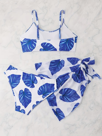 Oversized Three-piece Swimsuit Shaving Bikini Set Bikini Holiday Style