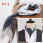 All-matching Men's Scarf Thin Youth Silk Scarf