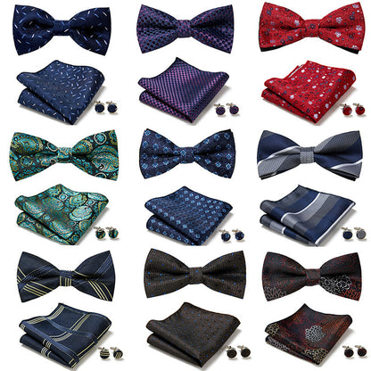 Men's Formal Suit British Korean Bow Tie