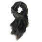 Winter Dual-color Patchwork Plaid Tassel Large Size Scarf