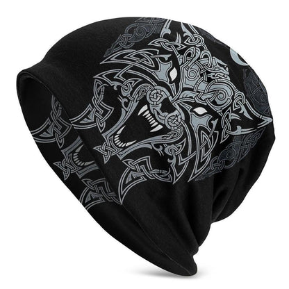 Sleeve Cap Double-layer Elastic Viking Totem Wolf Hipster Street Dance